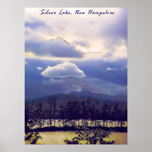 Silbersee, NH Poster (Vorne)