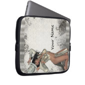 Silbershowgirl Laptopschutzhülle (Vorne Rechts)