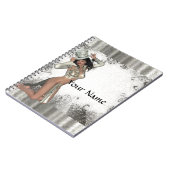 Silbershowgirl Notizblock (Linke Seite)