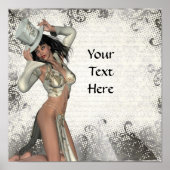 Silbershowgirl Poster (Vorne)