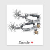 Silberspitzen Aufkleber (Blatt)