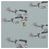 Silberspitzen Stoff (Nahaufnahme)