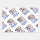 Silberspitzenfeuer Geschenkpapier Set (Vorderseite 2)
