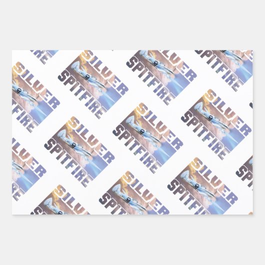 Silberspitzenfeuer Geschenkpapier Set (Vorderseite 2)