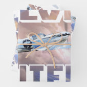 Silberspitzenfeuer Geschenkpapier Set (Beispiel)