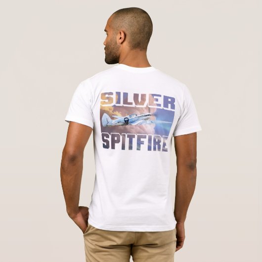 Silberspitzenfeuer T-Shirt (Schwarz voll)