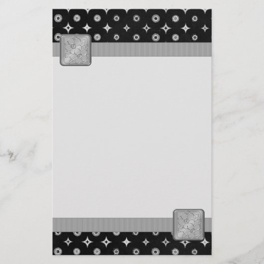 Silberstar Briefpapier (Vorderseite)