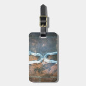 Silberstar der Unendlichkeit Gepäckanhänger (Vorderseite vertikal)