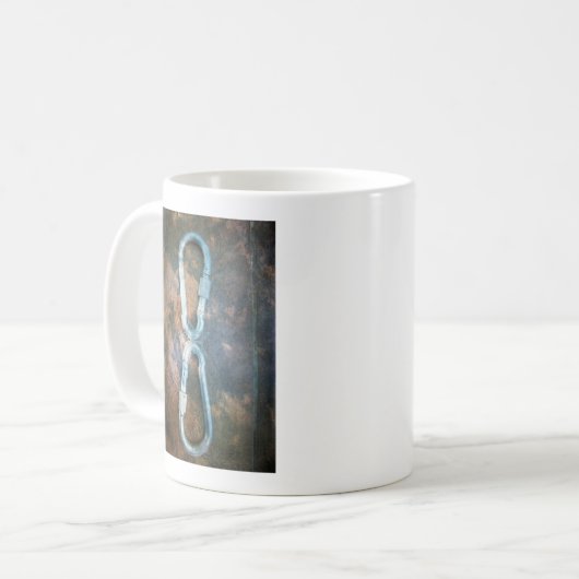 Silberstar der Unendlichkeit Kaffeetasse (Vorderseite Links)