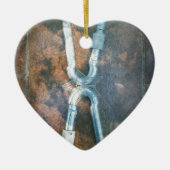 Silberstar der Unendlichkeit Keramikornament (Vorne)