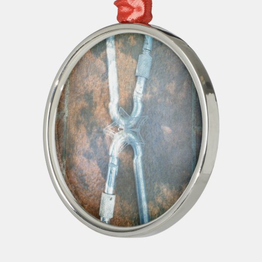 Silberstar der Unendlichkeit Ornament Aus Metall (Links)