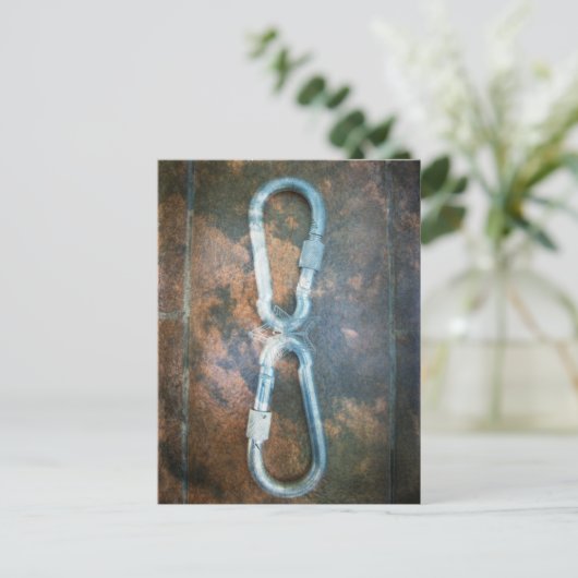 Silberstar der Unendlichkeit Postkarte (Stehend Vorderseite)