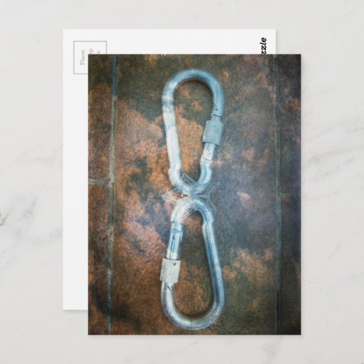 Silberstar der Unendlichkeit Postkarte (Vorne/Hinten)