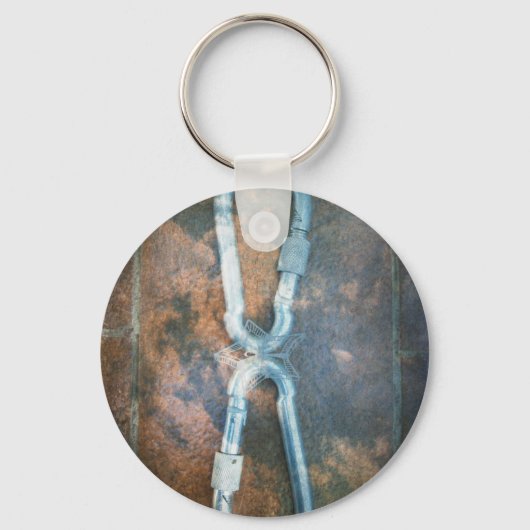 Silberstar der Unendlichkeit Schlüsselanhänger (Vorderseite)