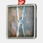 Silberstar der Unendlichkeit Silbernes Ornament (Links)