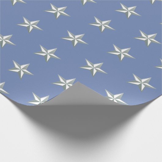 Silberstars Geschenkpapier (Ecke)