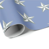 Silberstars Geschenkpapier (Rolleneckpunkt)