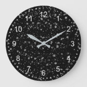 Silberstars Große Wanduhr (Vorderseite)