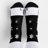 Silberstars Socken (Oben)