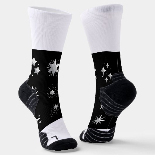 Silberstars Socken (Gewinkelt)