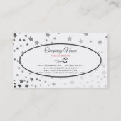 Silberstars Visitenkarte (Rückseite)