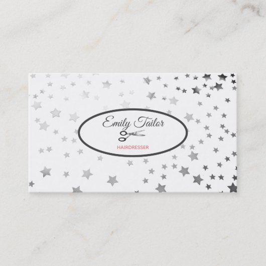 Silberstars Visitenkarte (Vorderseite)