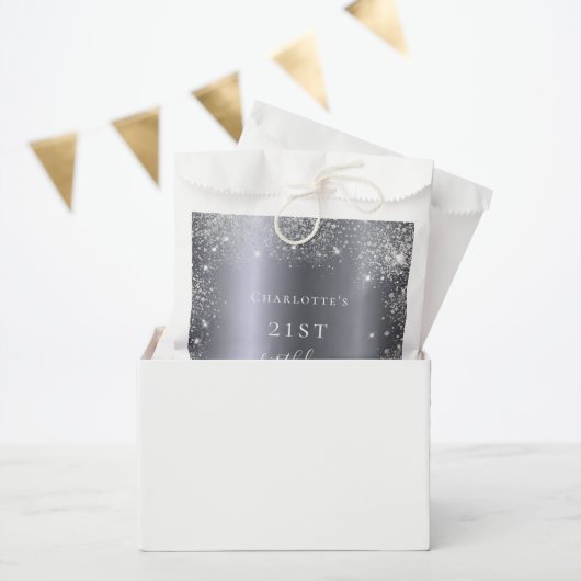 Silberstaub-Glitzer Geschenktütchen (Party)