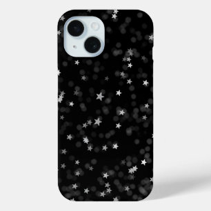 Silbersteine auf schwarz Case-Mate iPhone hülle