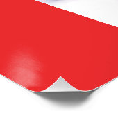 Silberstern-Feierposter Poster (Ecke)