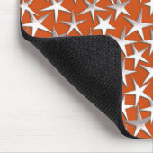 Silbersterne auf Kupfer Mousepad (Ecke)