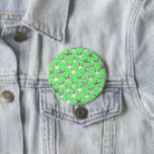 Silbersterne, auf Limettengrün Button (Beispiel)