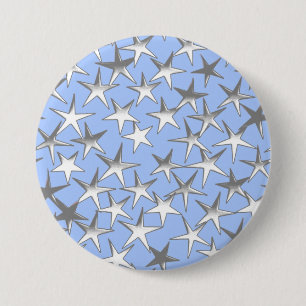 Silbersterne, blass button