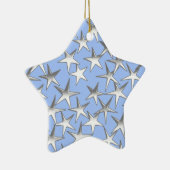 Silbersterne, blass keramikornament (Rechts)