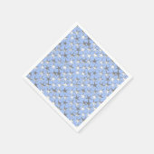 Silbersterne, blass serviette (Ecke)