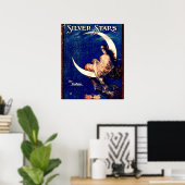 Silbersterne Vintage Poster (Heimbüro)