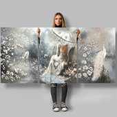 Silberstreif Romantisches Schwergewicht Decoupage  Geschenkpapier Set