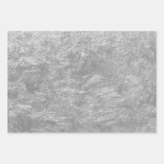 Silberstreifen der Imitate Geschenkpapier Set (Vorderseite)