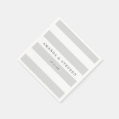 Silberstreifen Serviette (Ecke)