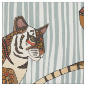 Silberstreifen Stoff (Nahaufnahme)