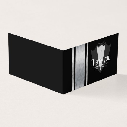 Silberstreifen, weiße und schwarze Streifen, tuxed (Vorderseite)