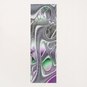 Silberstreifen Yogamatte (Rückseite)