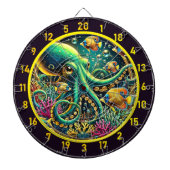 Silberströme Octopus Dartboard Dartscheibe (vorne)