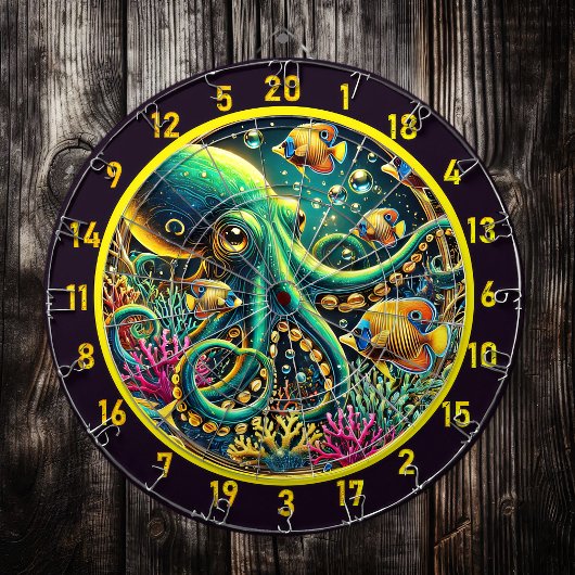 Silberströme Octopus Dartboard Dartscheibe