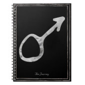 Silberstylisierte Mars Notizblock (Vorderseite)