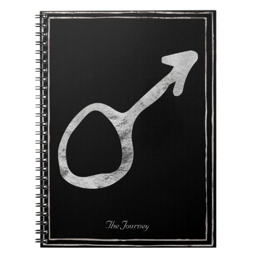 Silberstylisierte Mars Notizblock (Vorderseite)