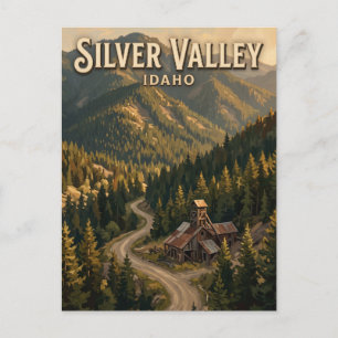 Silbertal Idaho Postkarte