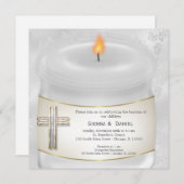 Silbertaufe Einladung (Vorne/Hinten)