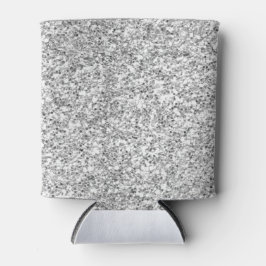 Silberter Glitzer gedruckt Dosenkühler