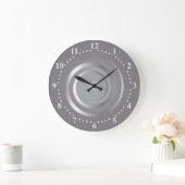 Silberuhr Große Wanduhr (Zuhause)
