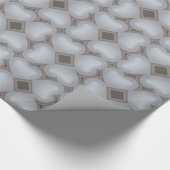 Silberverblasspapier Geschenkpapier (Ecke)